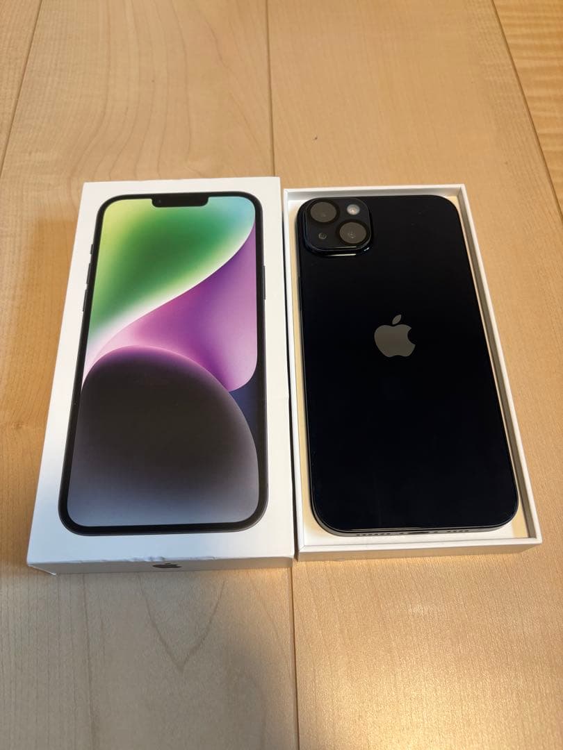 【美品】Apple iPhone 14 Plus 128GB ブラック