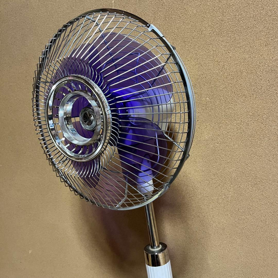 希少　４枚羽　東芝扇風機　パープルファン