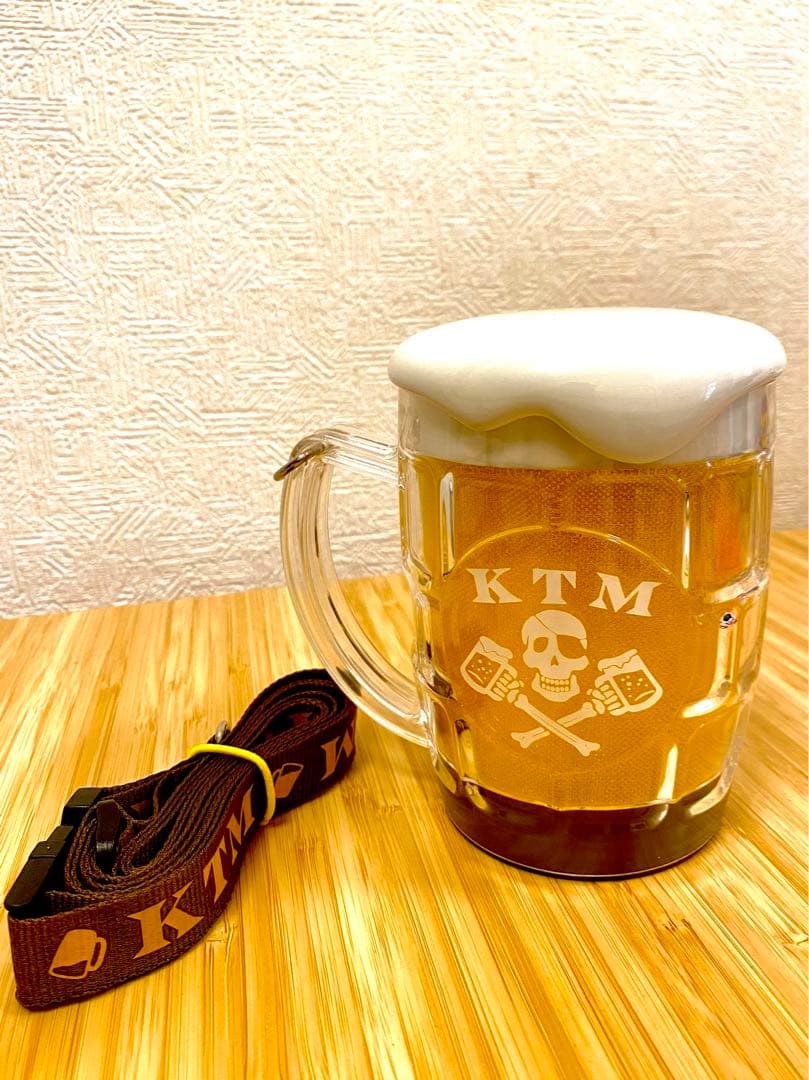 【美品・箱付き・ストラップ付き】ケツメイシ　ビールジョッキ型ライト　新品電池