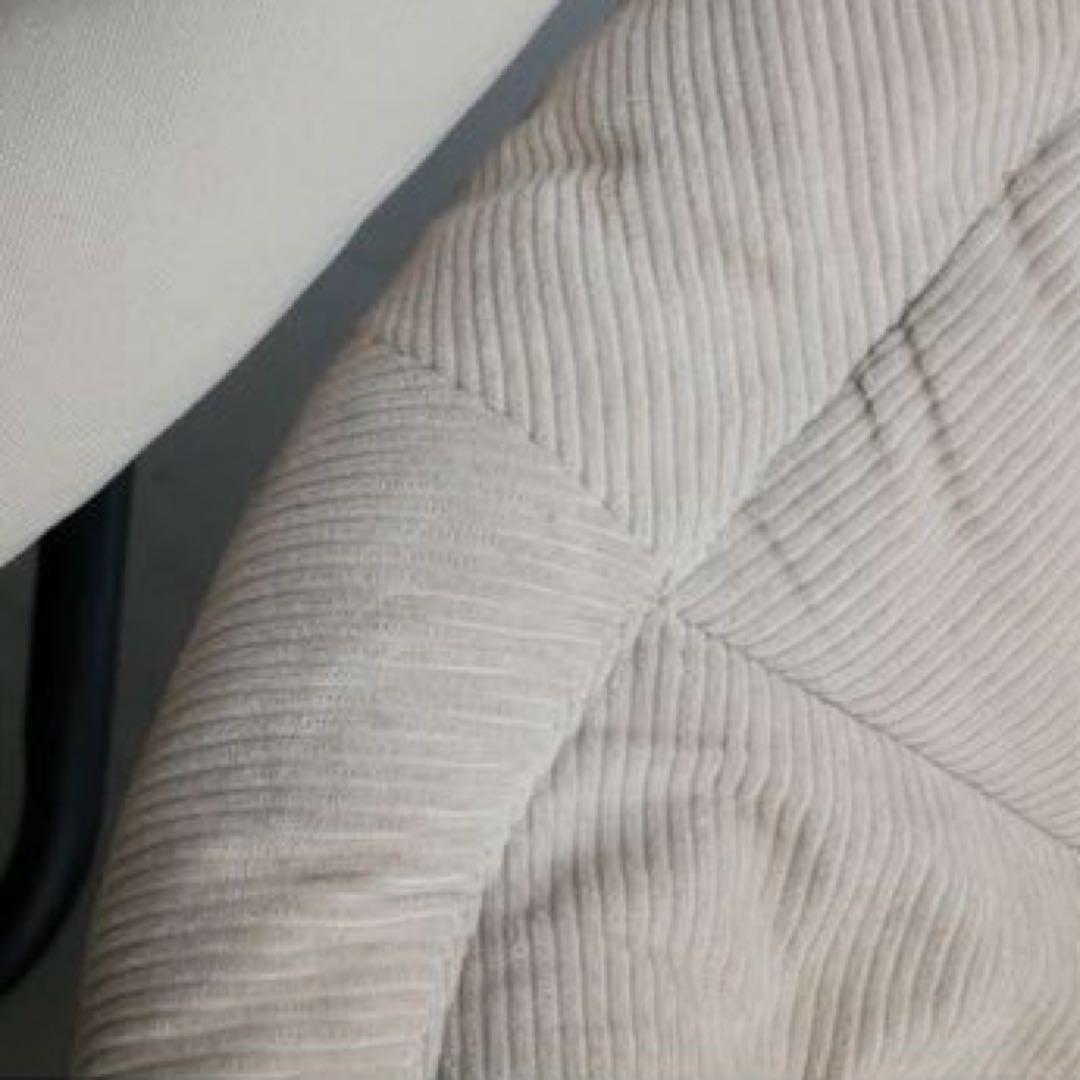 美品☆ひなたライフ　フォールディングチェア　コーデュロイベージュ