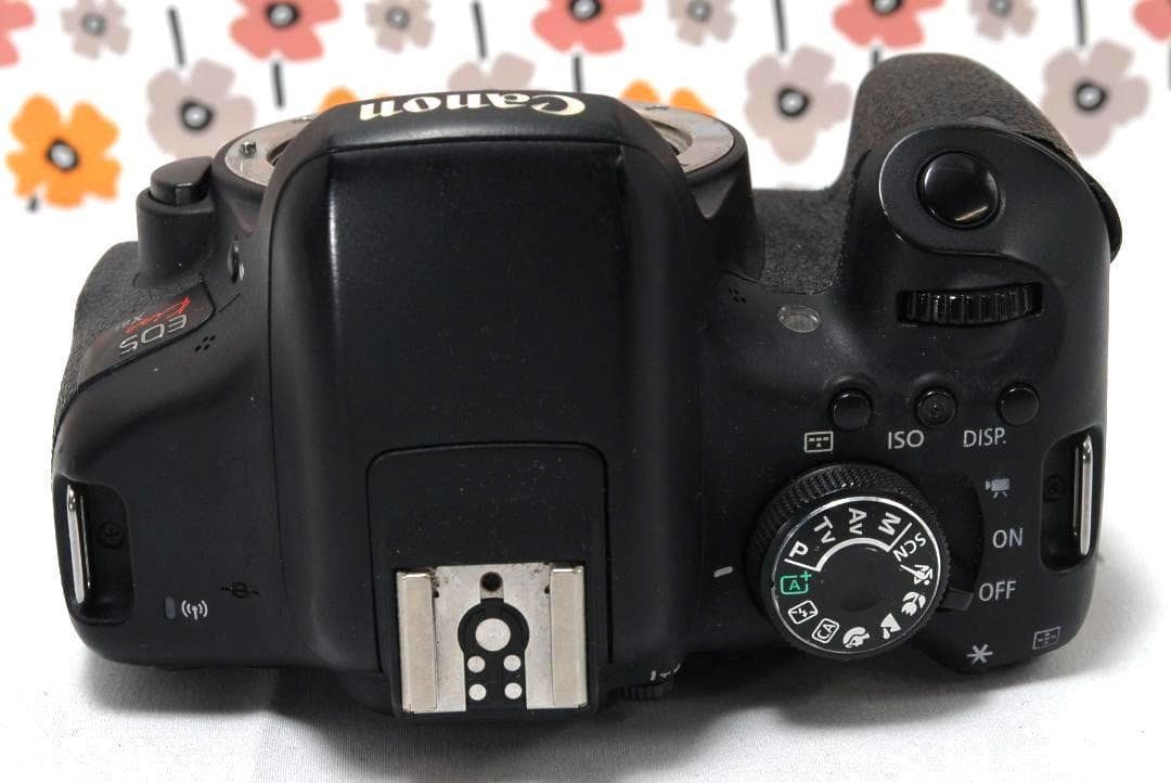 【返品保証】❤Canon Kiss X8i❤Wi-Fi画像転送❤ダブルレンズ❤