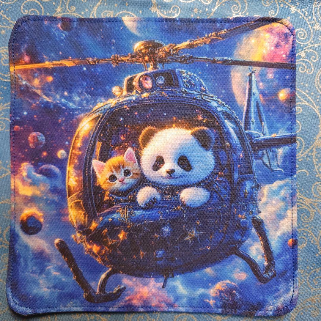 yourelia 4重ハンカチ　ポメラニアン柄　18枚