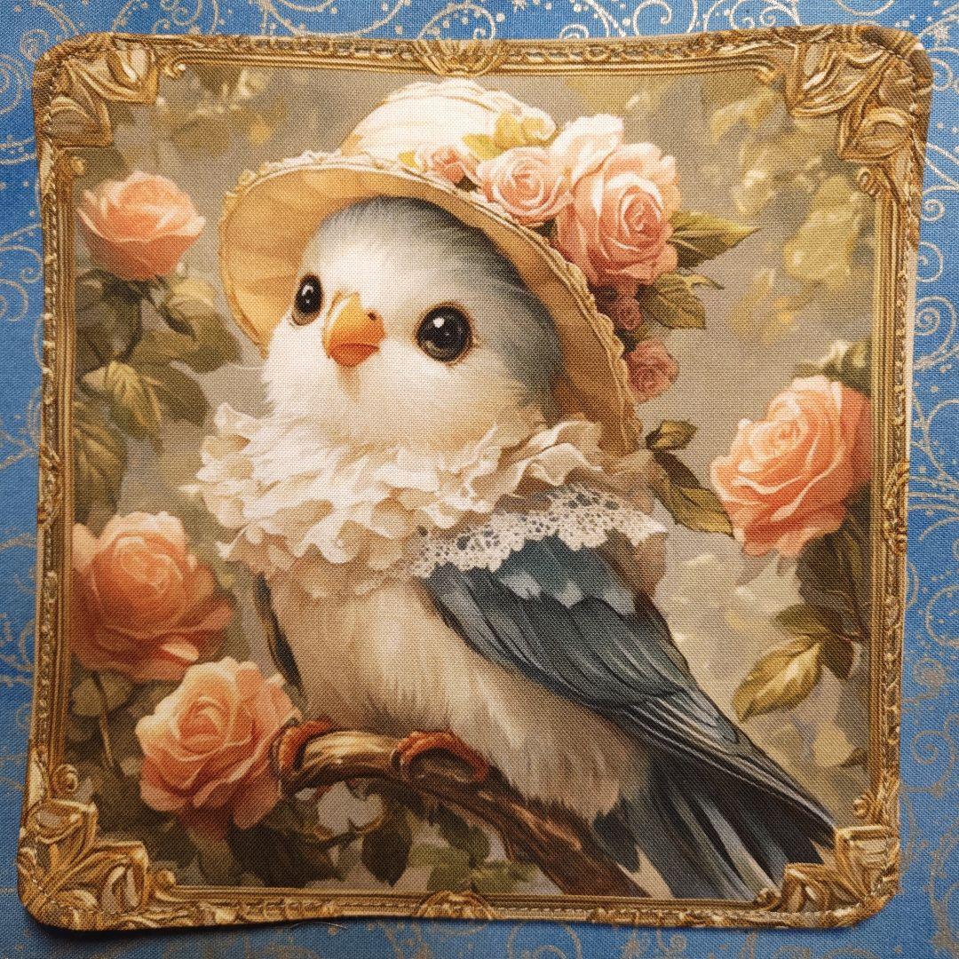 yourelia 4重ハンカチ　ポメラニアン柄　18枚