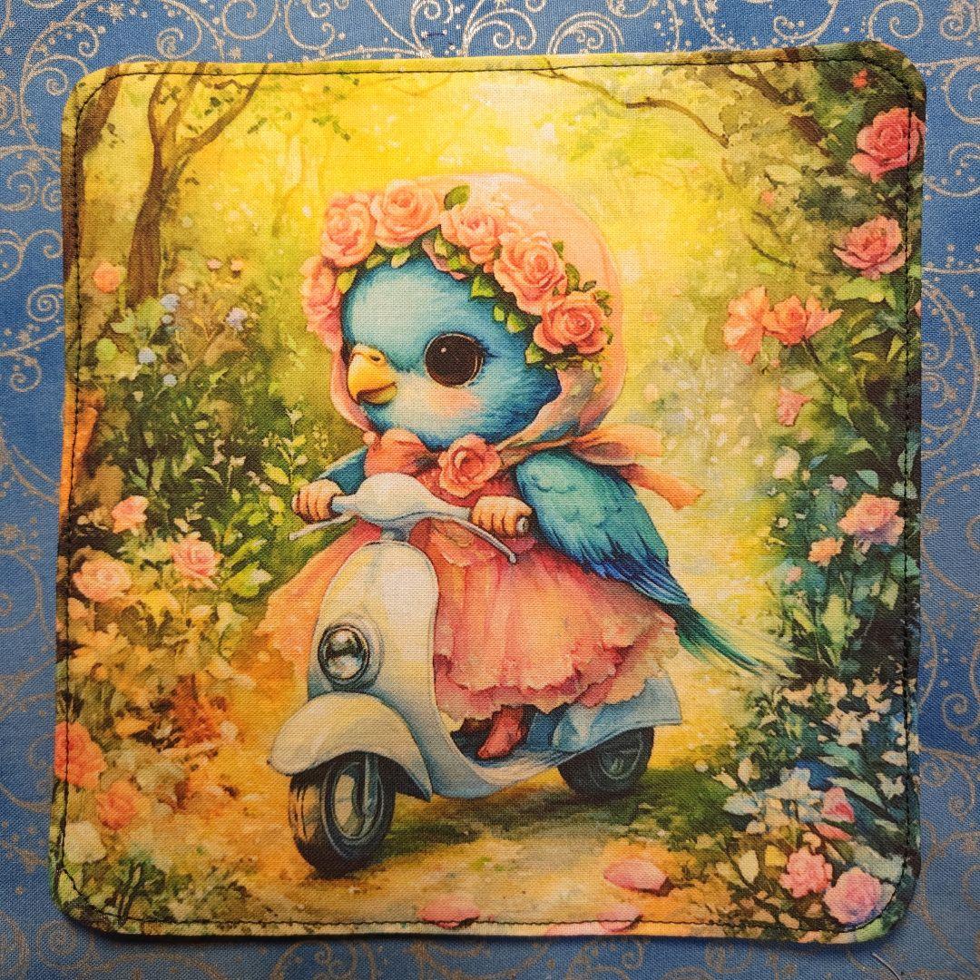 yourelia 4重ハンカチ　ポメラニアン柄　18枚