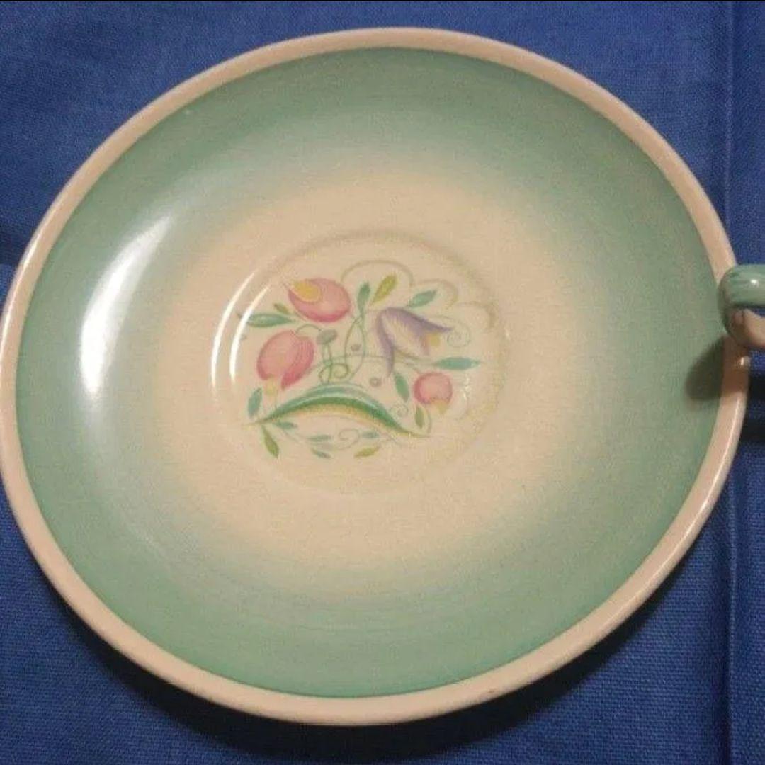 スージークーパー ドレスデンスプレイ スープカップ＆ソーサー 1932年～