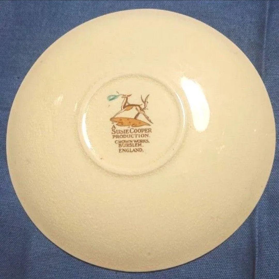 スージークーパー ドレスデンスプレイ スープカップ＆ソーサー 1932年～