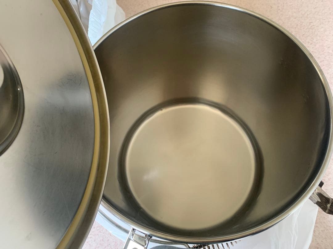 ステンレスパッキン寸胴20L・15Lセット