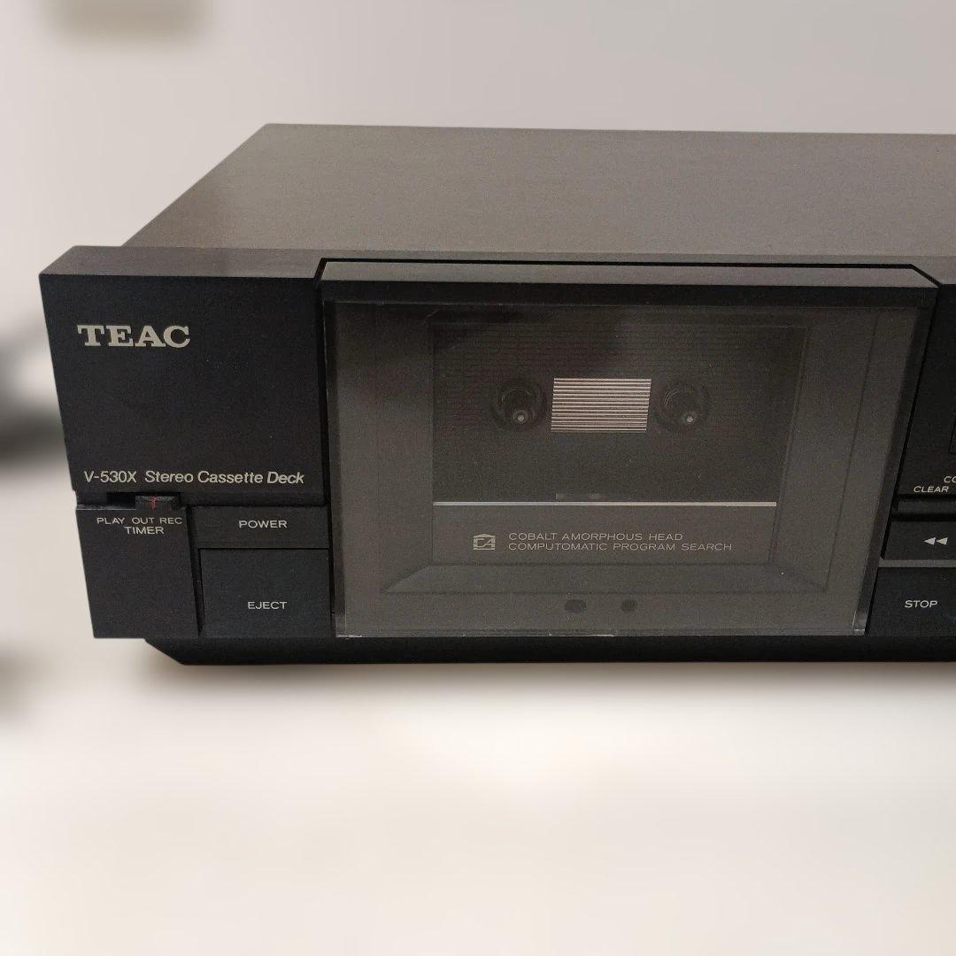 TEAC V-530X カセットデッキ 通電確認済み