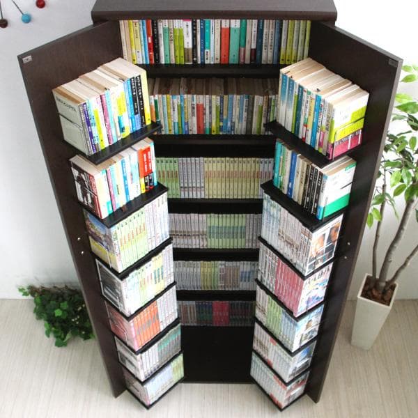 【新品・送料無料】【日本製】DVDラック CD コミック本棚ストッカー収納庫