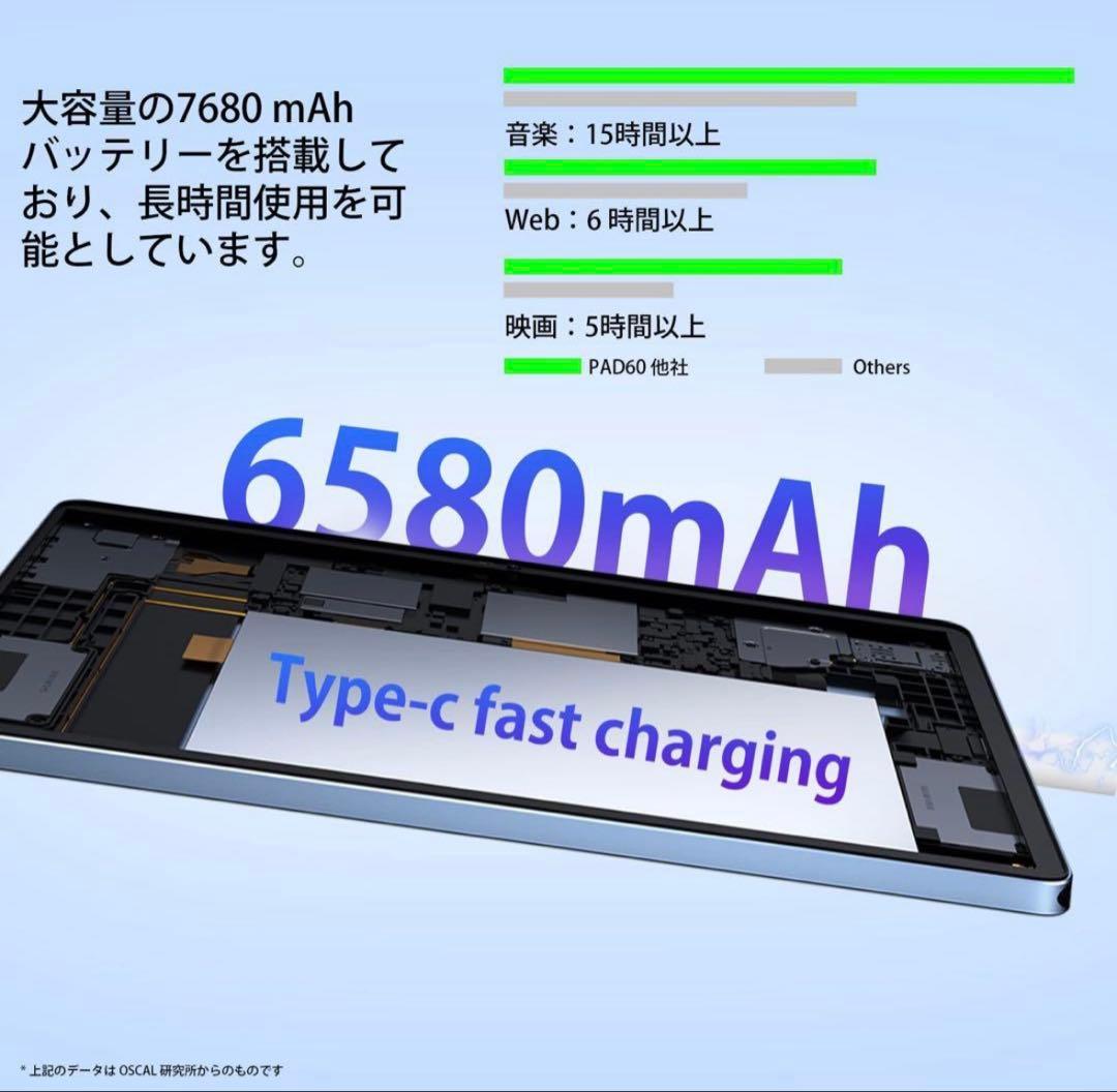OSCAL Pad 60 10.1インチタブレット5GB RAM 64GB