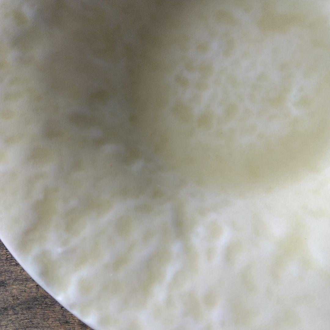 作家もの 作家 工芸 クリーム色 陶器皿 中皿 3枚セット