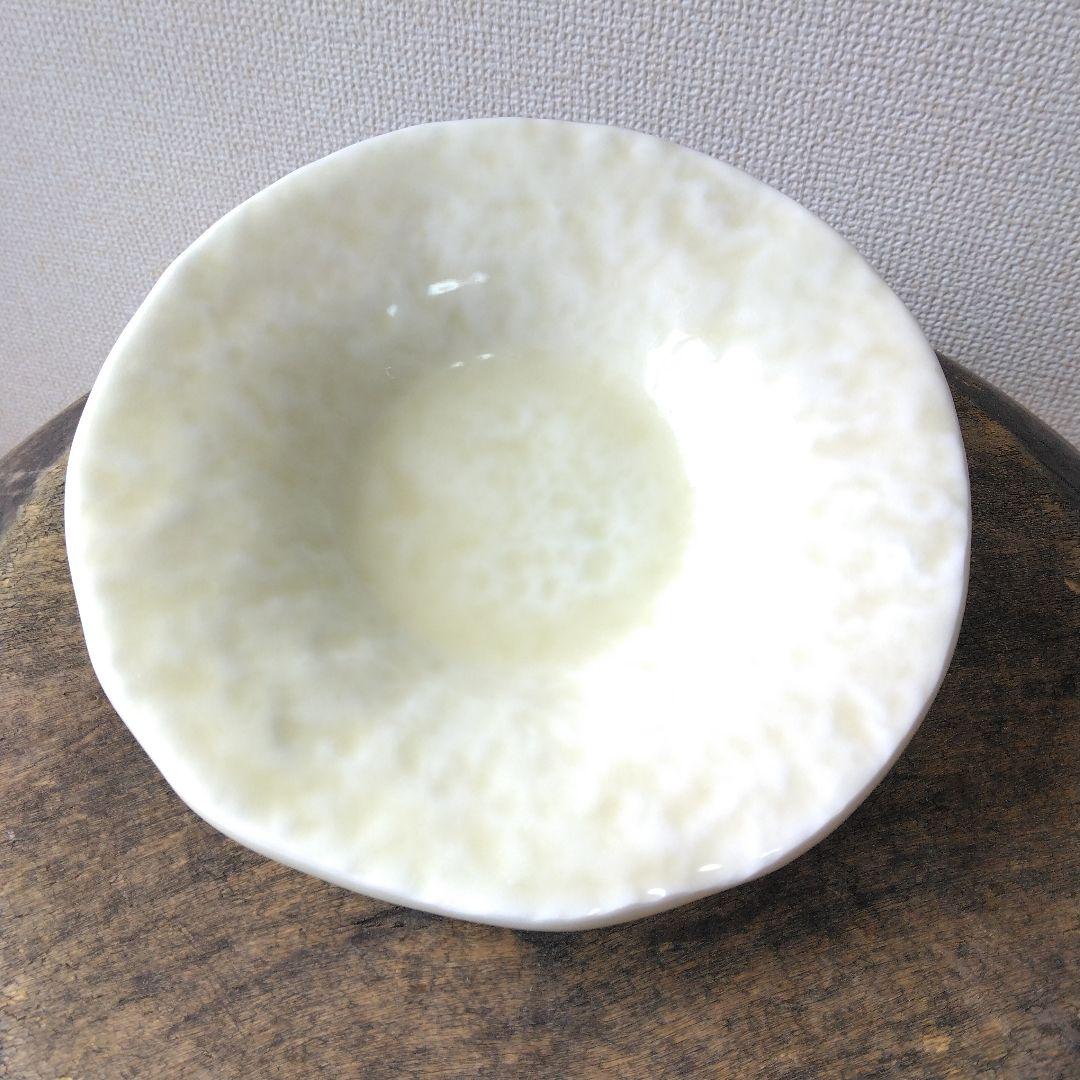 作家もの 作家 工芸 クリーム色 陶器皿 中皿 3枚セット