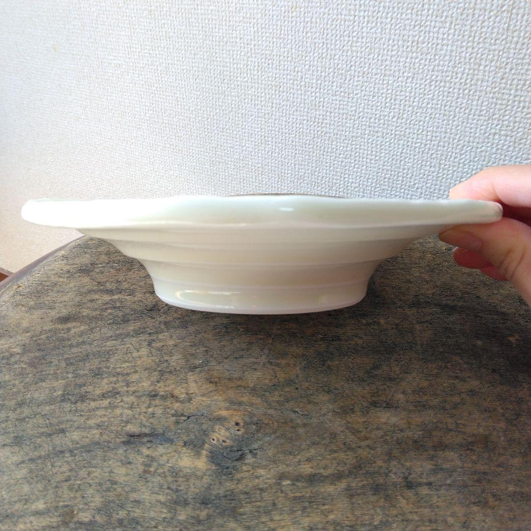 作家もの 作家 工芸 クリーム色 陶器皿 中皿 3枚セット
