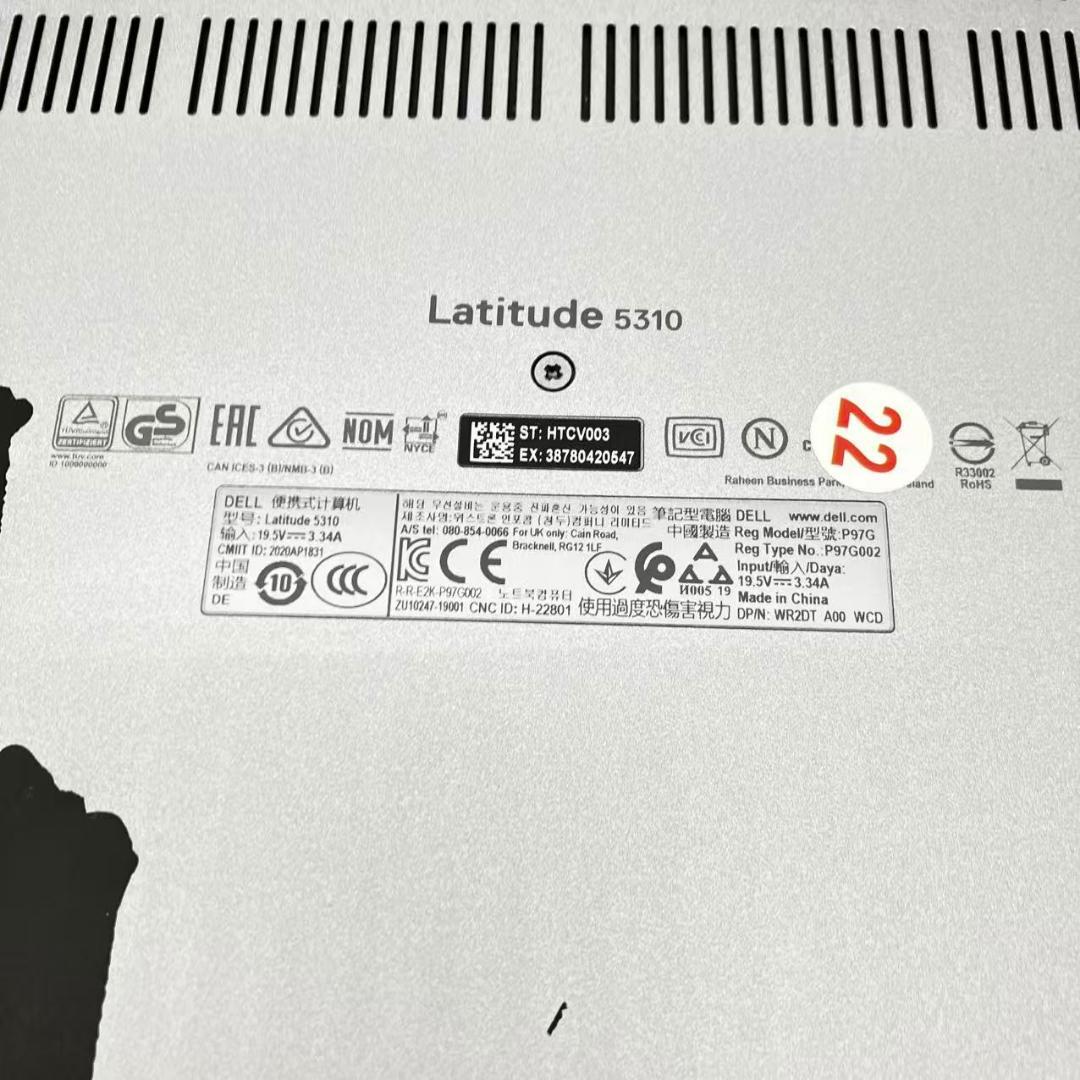 特価 dell Latitude 5310 i5-10310U USキー ①