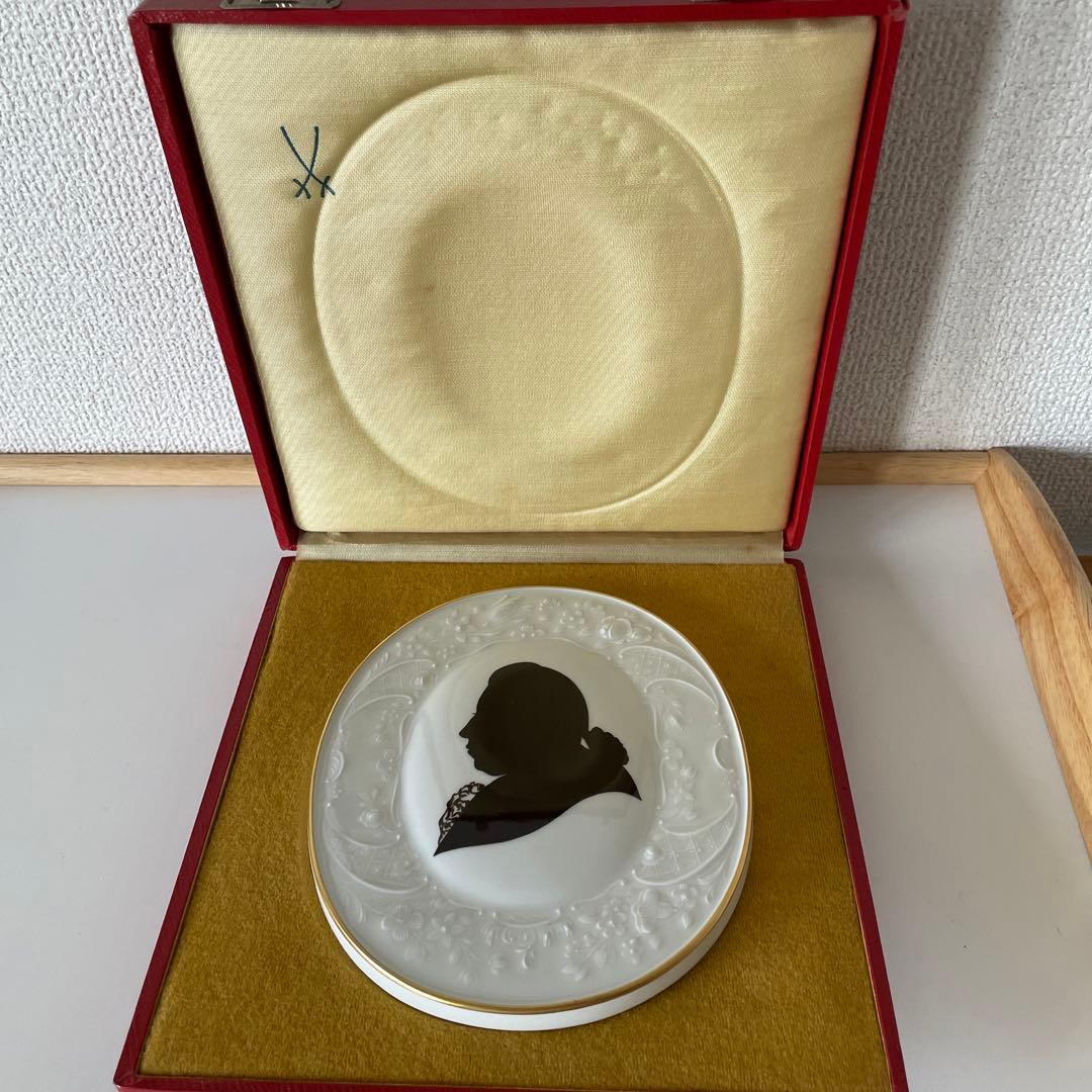 ヨハン.ヨアハム.ケンドラー・陶板画・１９７５年・１７×１４・箱・Meissen