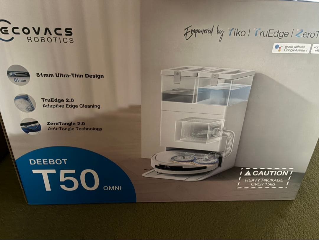 【最新 超薄型】T50 OMNI ロボット掃除機15000Pa強力吸引