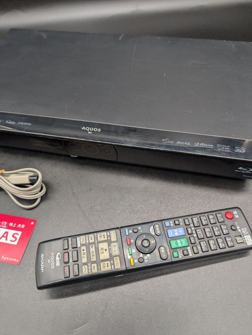 SHARP AQUOS ブルーレイレコーダー BD-W1300