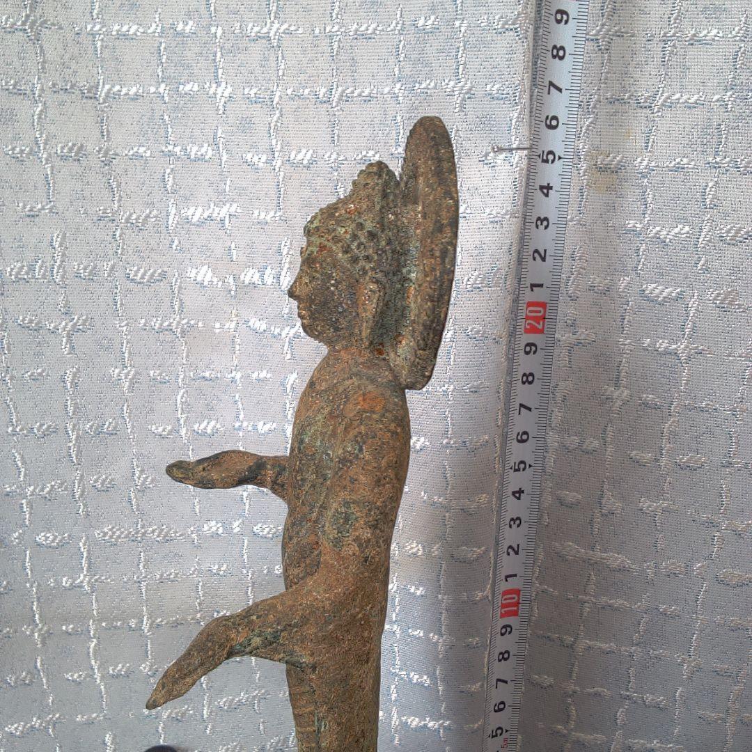 金属製宗教的像 約30cm 古代？ 仏像