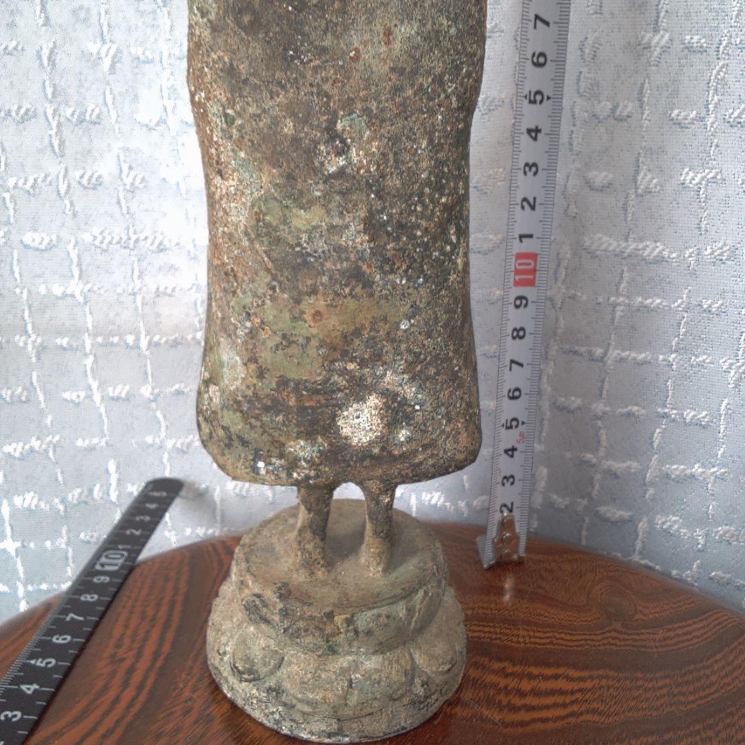 金属製宗教的像 約30cm 古代？ 仏像