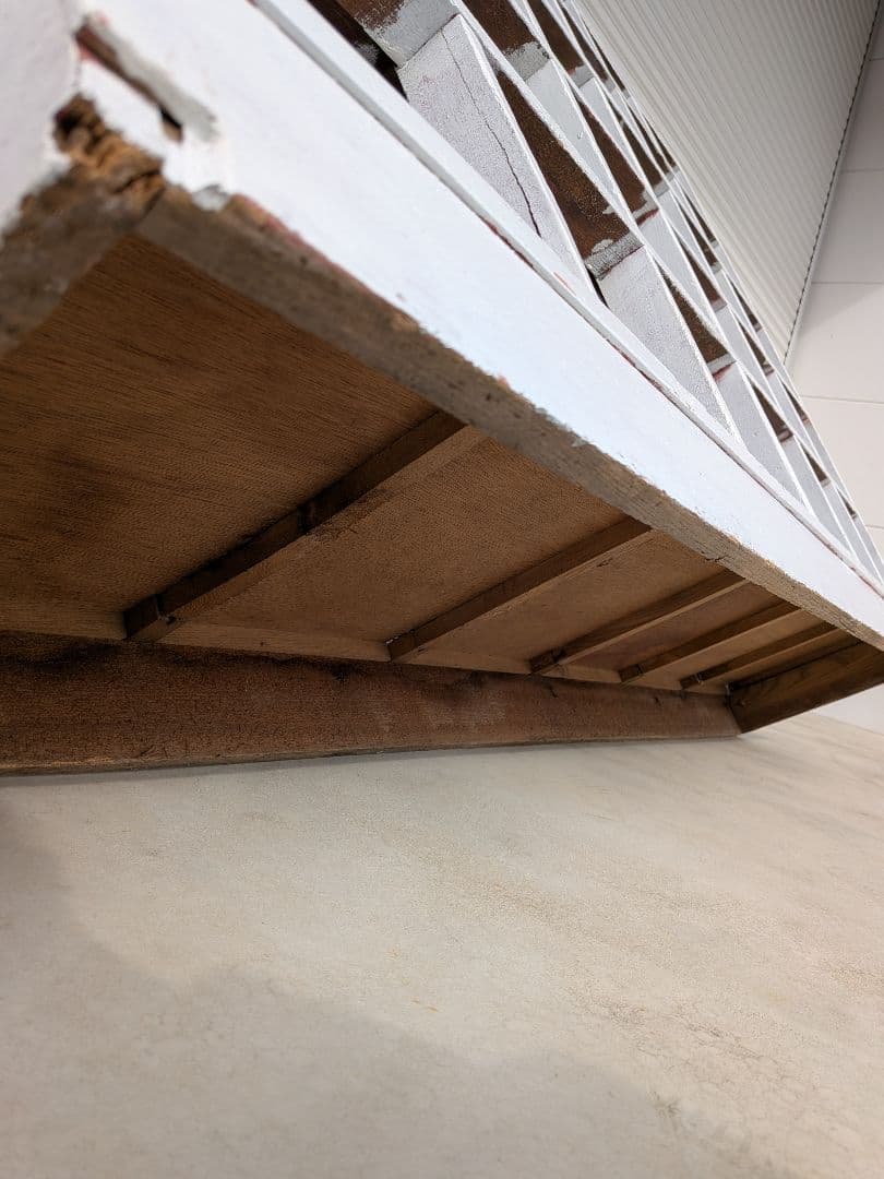 【らッ♪】アンティーク調 多マス収納棚 木製 店舗什器 シューズラック