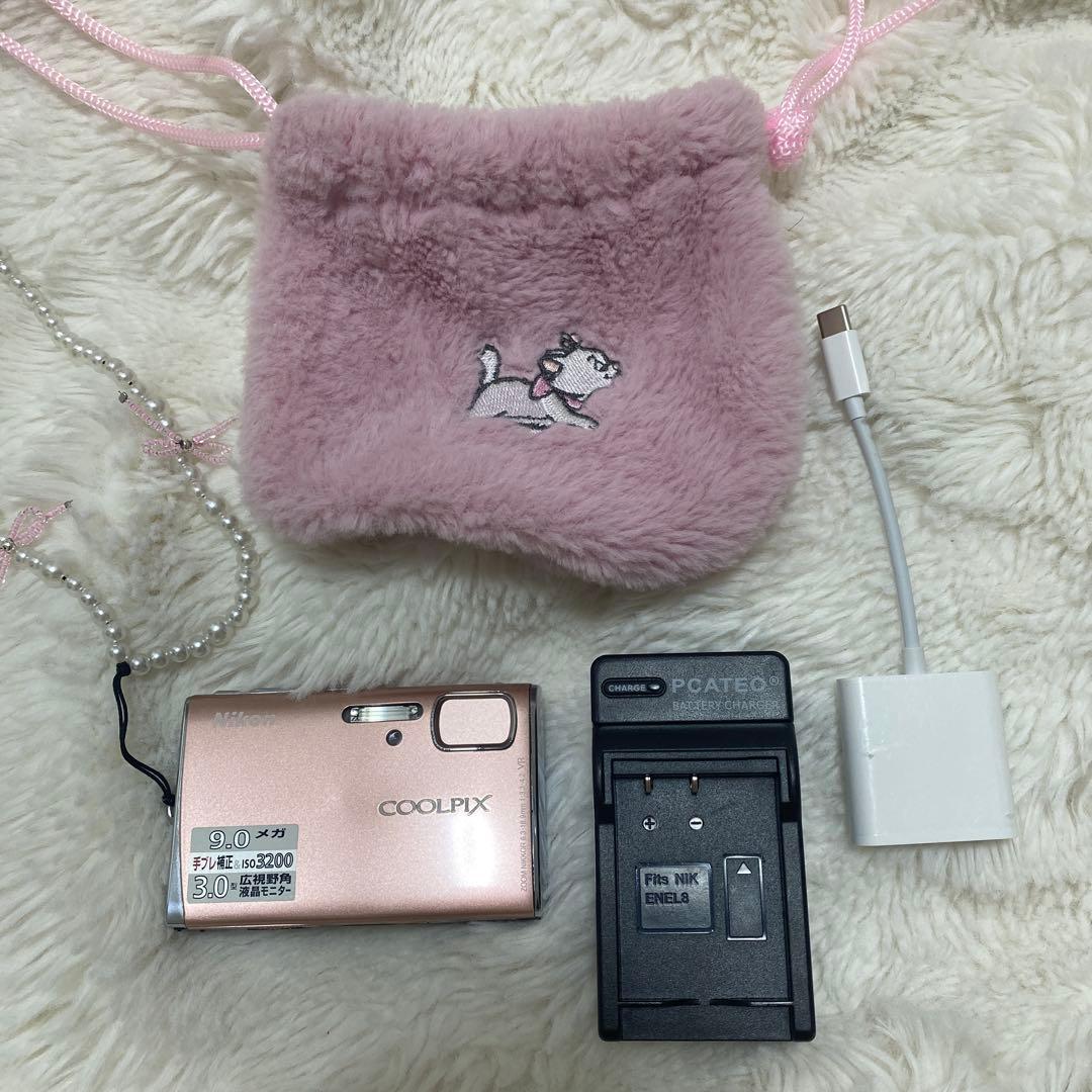 【スマホ転送OK】ニコン Nikon COOLPIX S52 ピンク