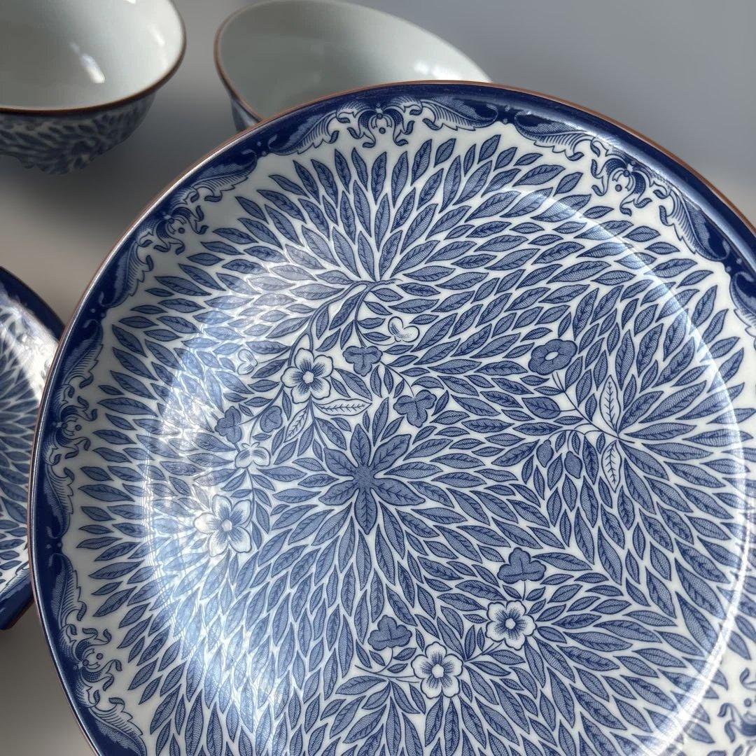 ロールストランド オスティンディア 　フローリス プレート2枚、ボウル2個