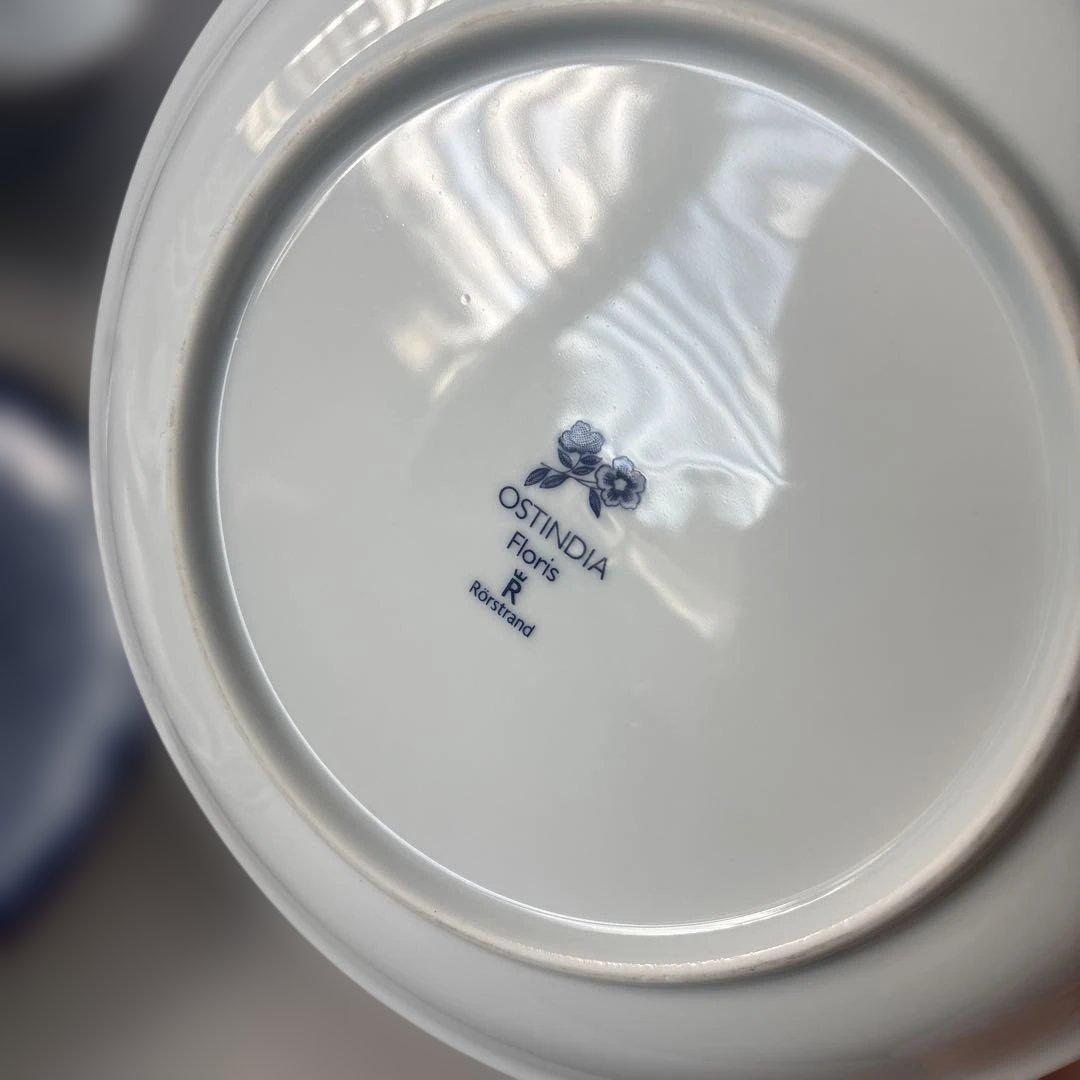 ロールストランド オスティンディア 　フローリス プレート2枚、ボウル2個