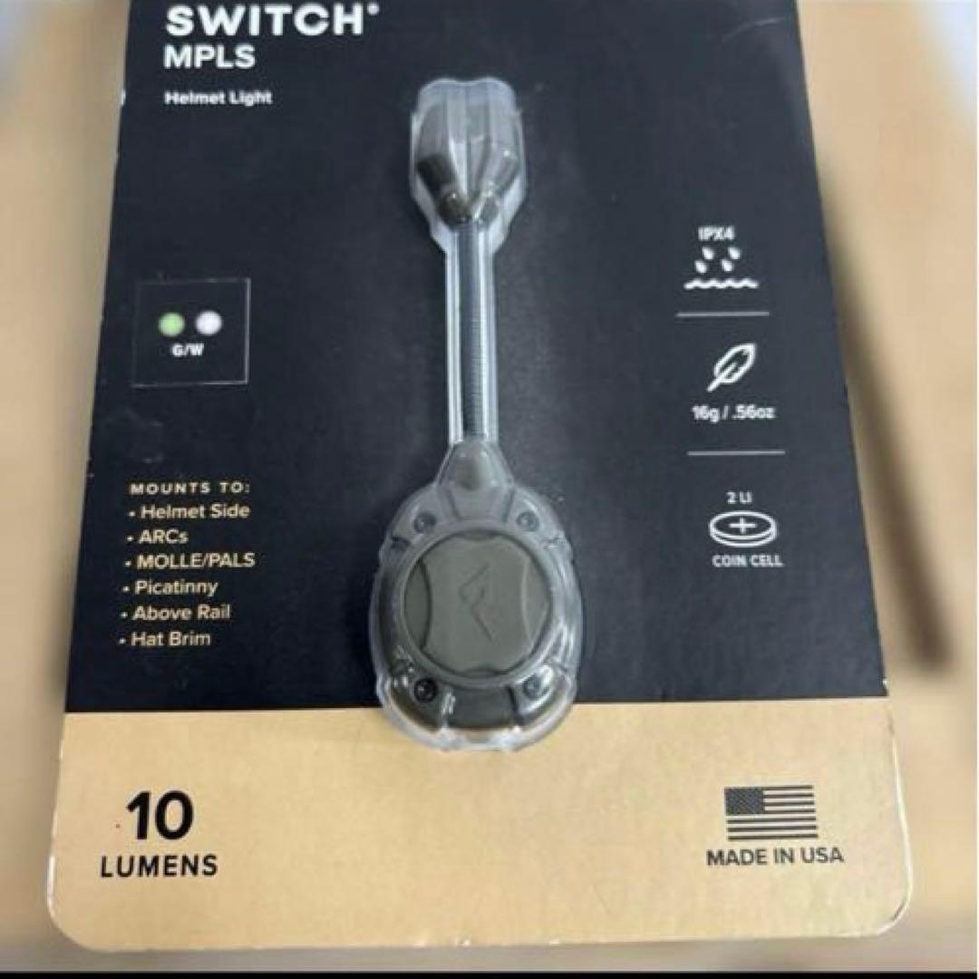 米軍　princeton tec SWITCH MPLS ヘルメットライト　①