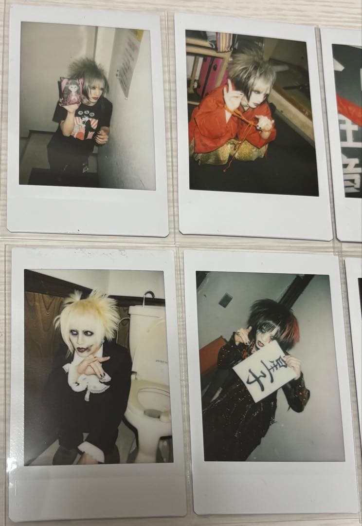 ⑥黒百合と影 烏名鳴 メメント・モリ 哀 チェキ 10枚セット