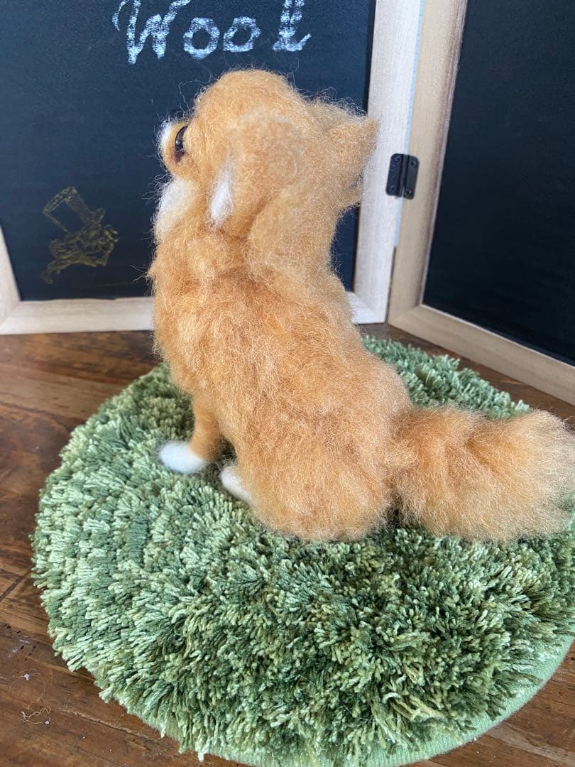 alice... 羊毛フェルト　ハンドメイド　レッドチワワ