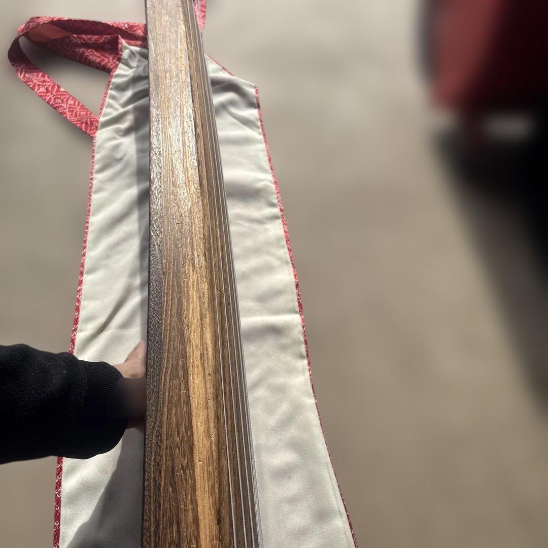 値下げ可能　直接引き取り希望　木製琴 13弦 花柄装飾 カバー付き