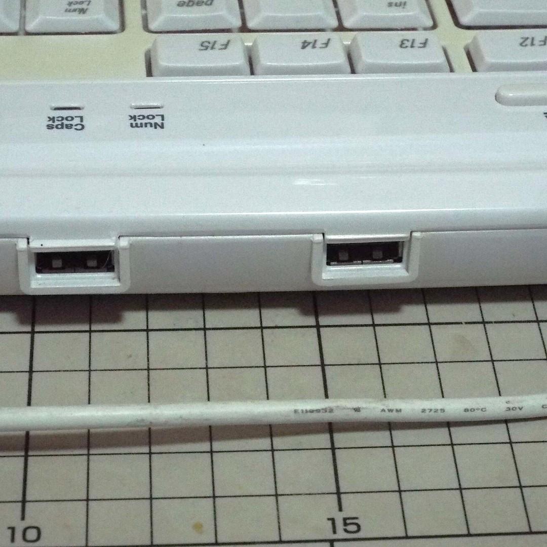 超美品_軽量_Old-Mac対応_macally USB_英字キーボード