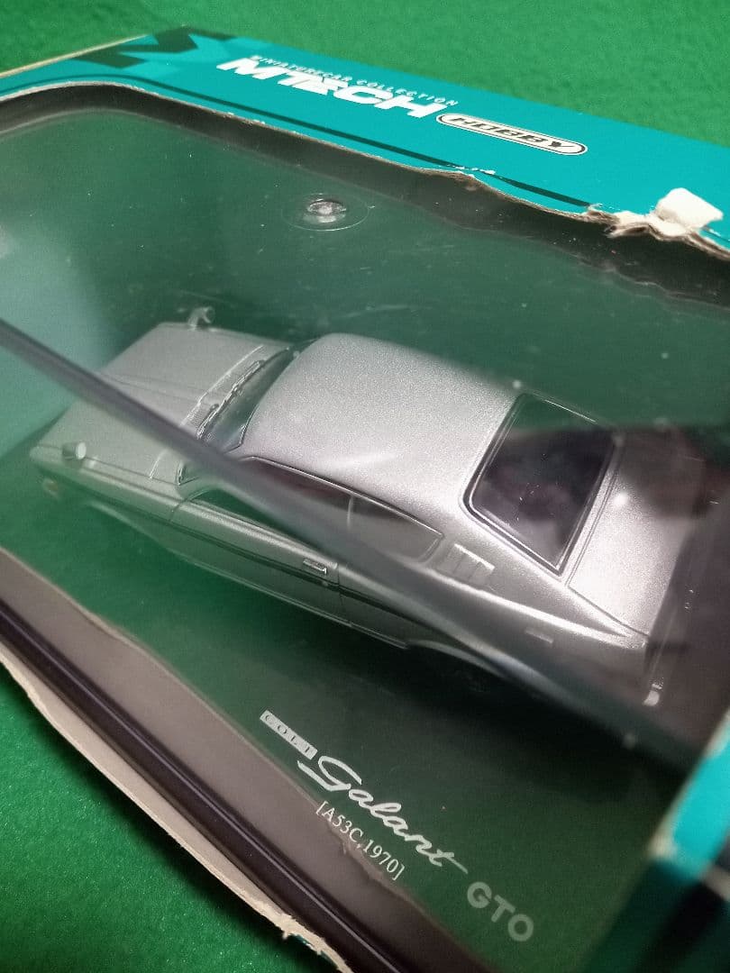 MTECH Galant GTO 1/43 スケール白、銀2台セット