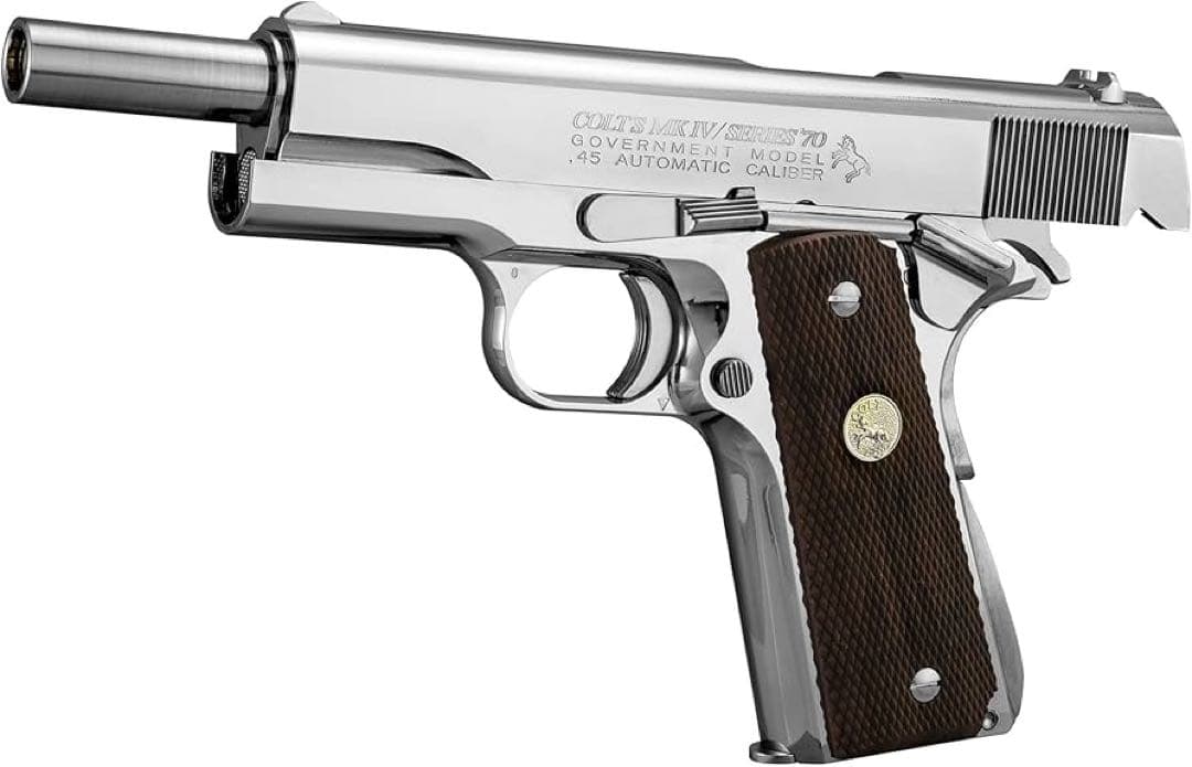 東京マルイ コルトガバメント マークIV 70 ニッケルフィニッシュ ガスブロ