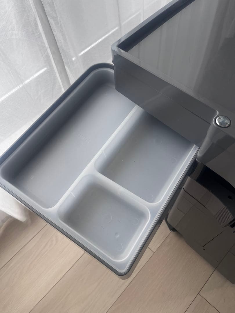 B-LINE ボビーワゴン　キャスター付きグレー収納ボックス