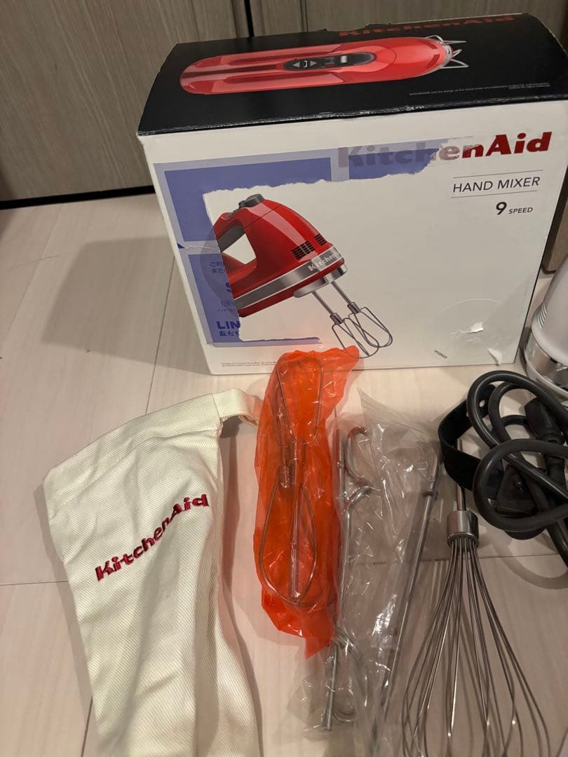 キッチンエイド 9段階変速 ハンドミキサー
