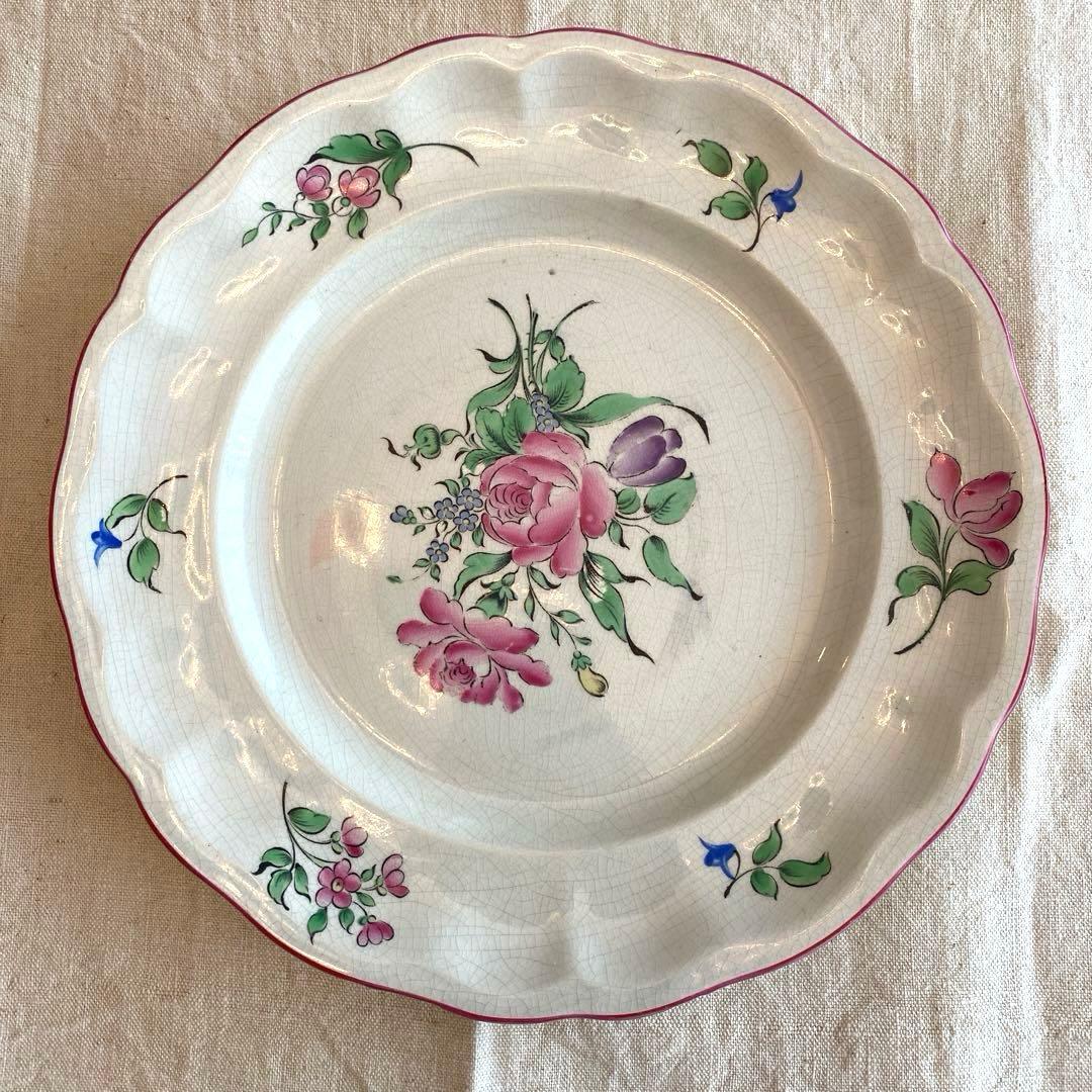 フランス アンティーク リュネヴィル　リュネビル ストラスブール プレート