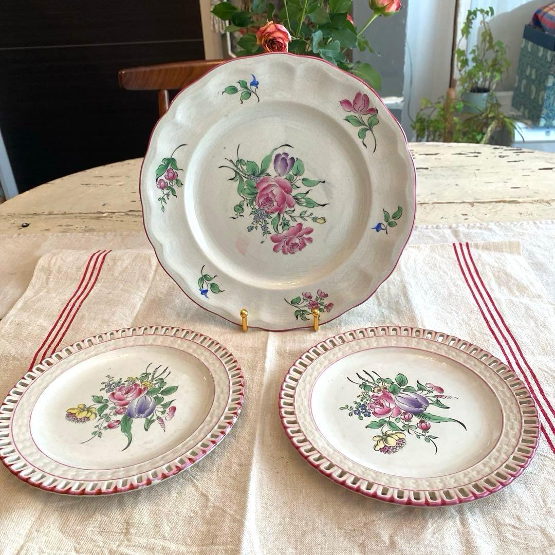 フランス アンティーク リュネヴィル　リュネビル ストラスブール プレート