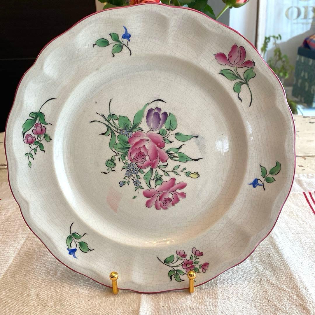 フランス アンティーク リュネヴィル　リュネビル ストラスブール プレート