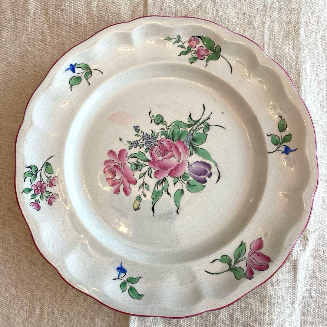 フランス アンティーク リュネヴィル　リュネビル ストラスブール プレート