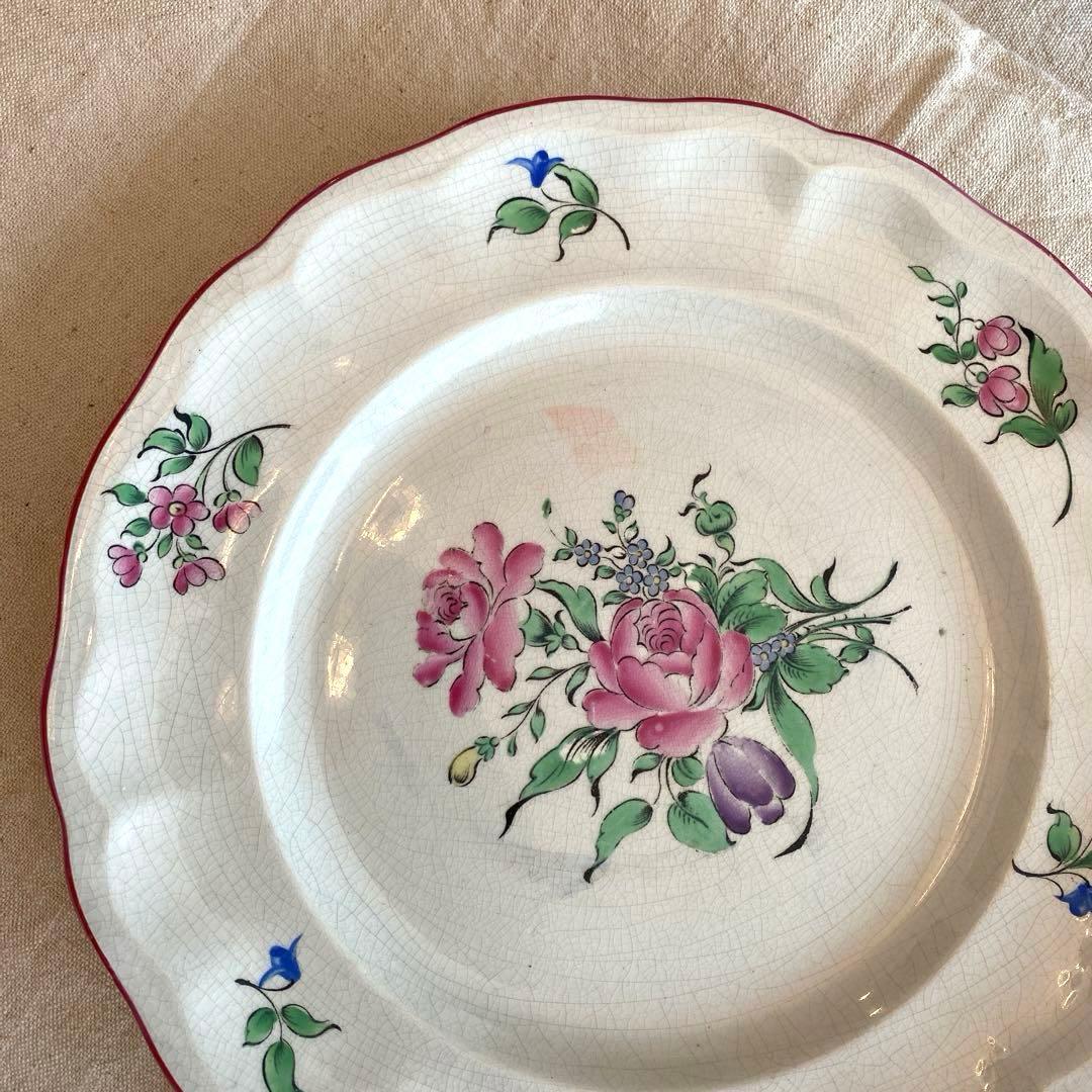 フランス アンティーク リュネヴィル　リュネビル ストラスブール プレート