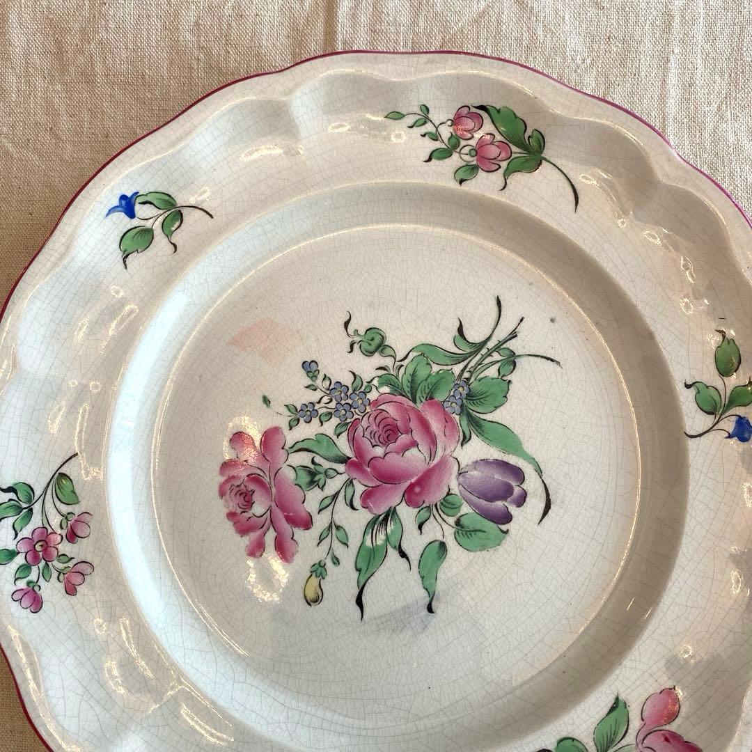 フランス アンティーク リュネヴィル　リュネビル ストラスブール プレート