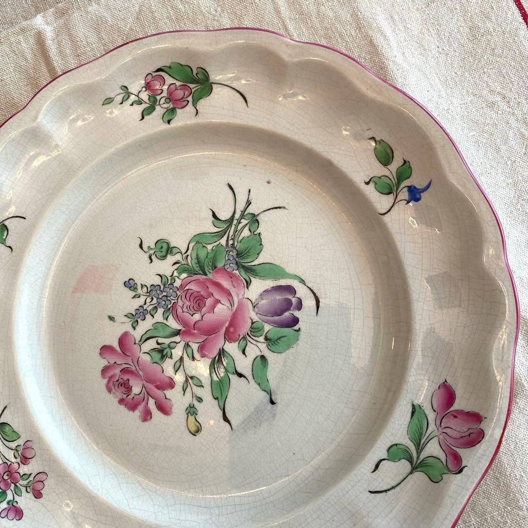 フランス アンティーク リュネヴィル　リュネビル ストラスブール プレート