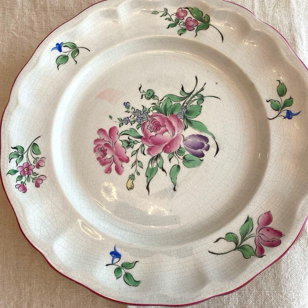 フランス アンティーク リュネヴィル　リュネビル ストラスブール プレート