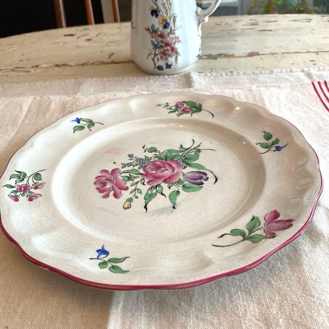 フランス アンティーク リュネヴィル　リュネビル ストラスブール プレート