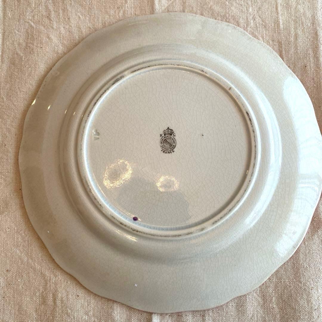 フランス アンティーク リュネヴィル　リュネビル ストラスブール プレート