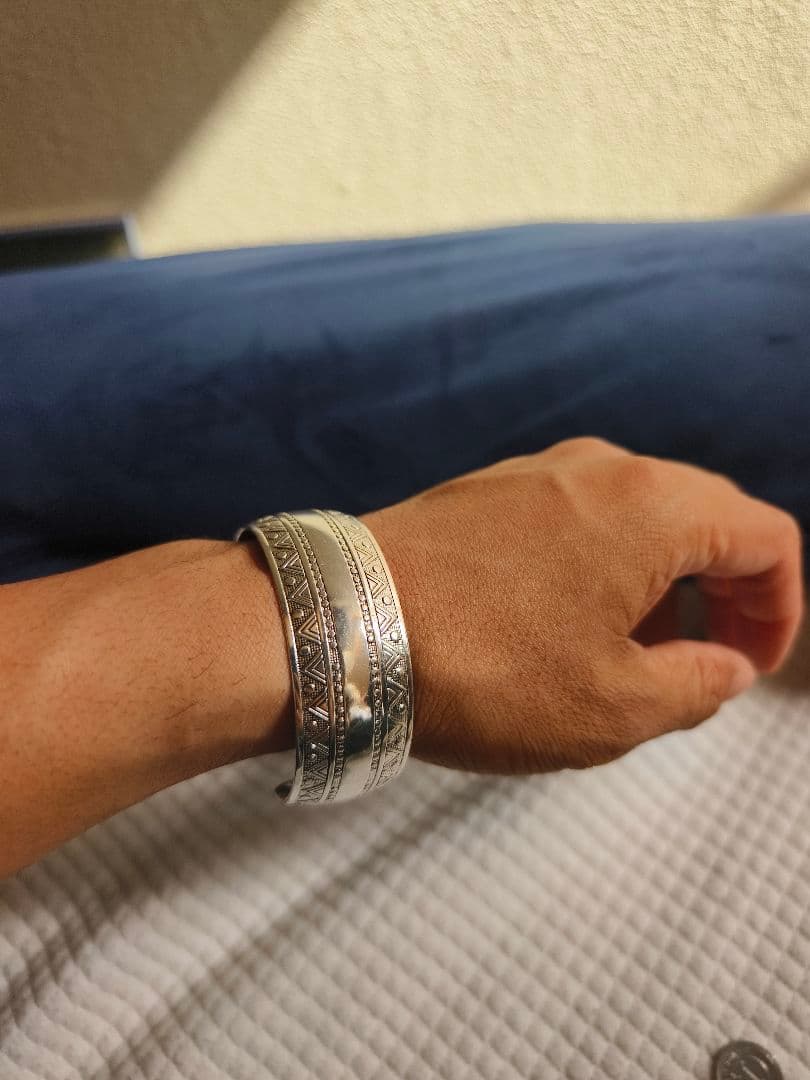 ナバホ族　バングル　シルバー