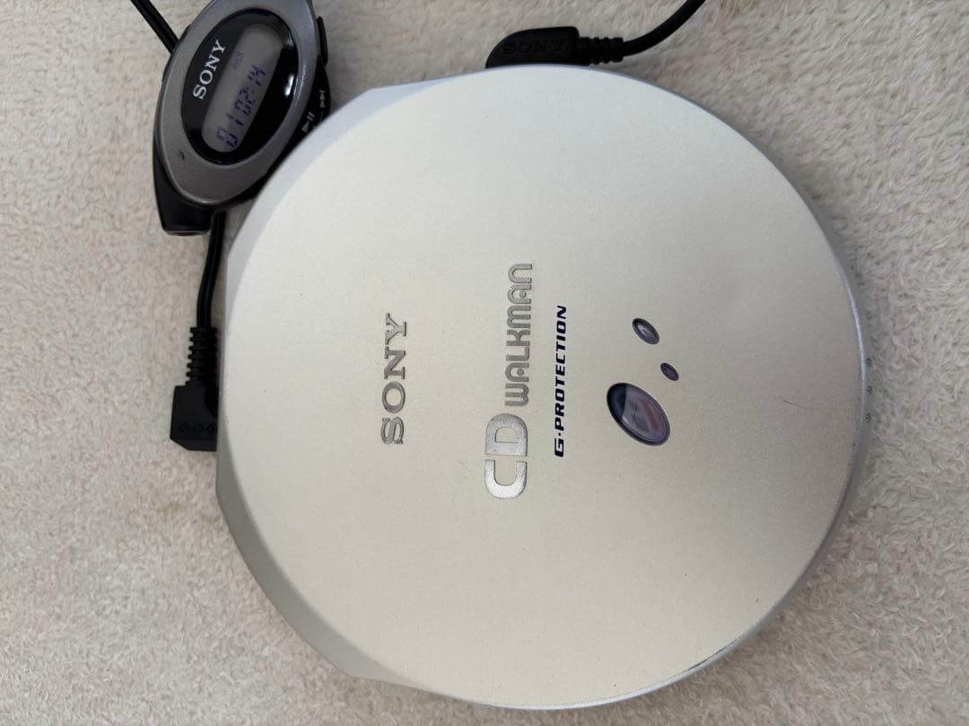 【CD再生確認☆リモコン付き】 SONY D-E990 ポータブルCDプレーヤー
