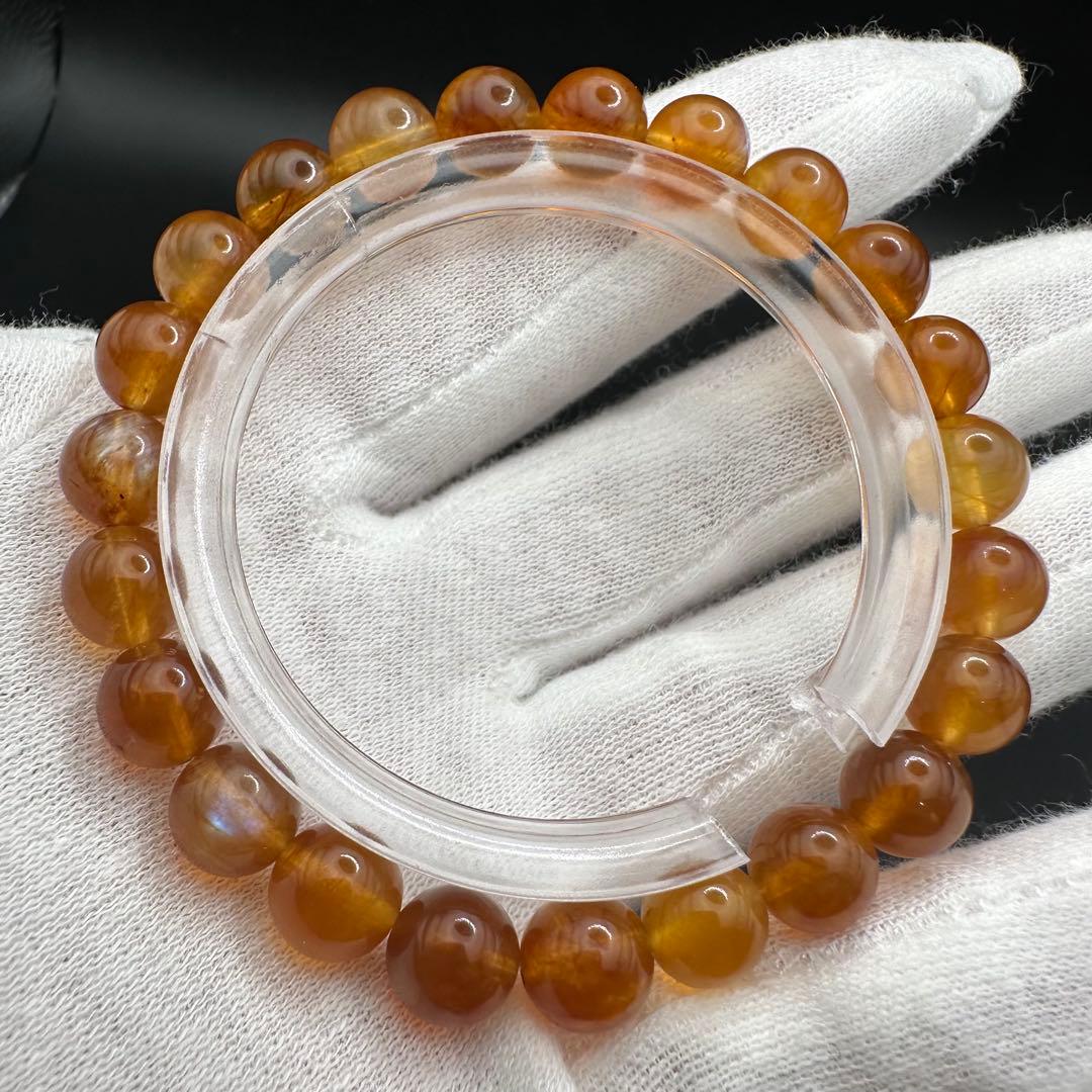 プラジオクレースムーンストーン　ブレスレットA