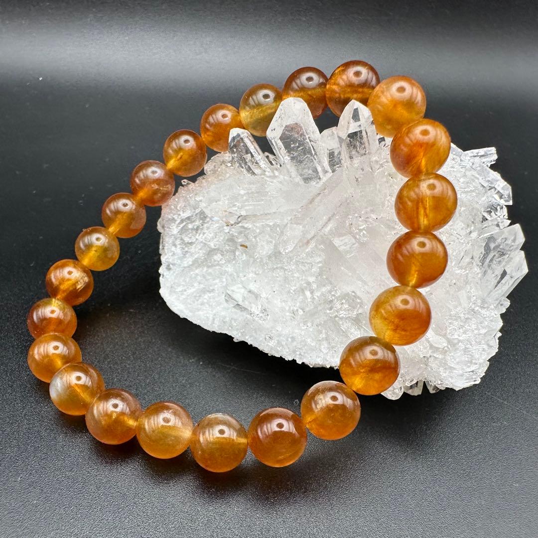 プラジオクレースムーンストーン　ブレスレットA